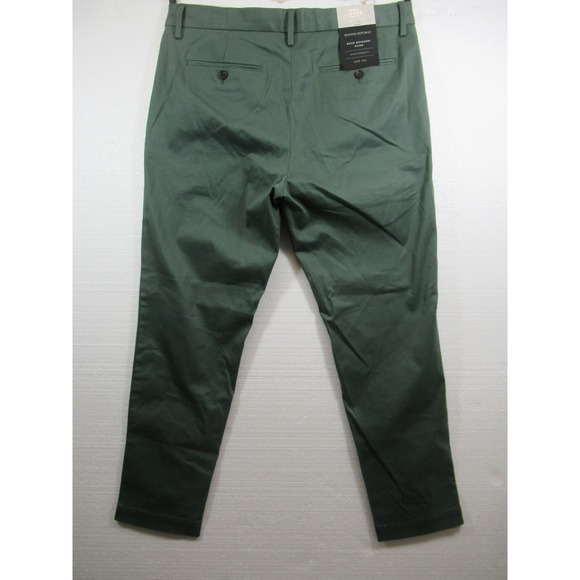 Banana Republic Other - NEW Banana Republic Rapid Movement Chino Pants Men 34x30 Green Mason Tapered